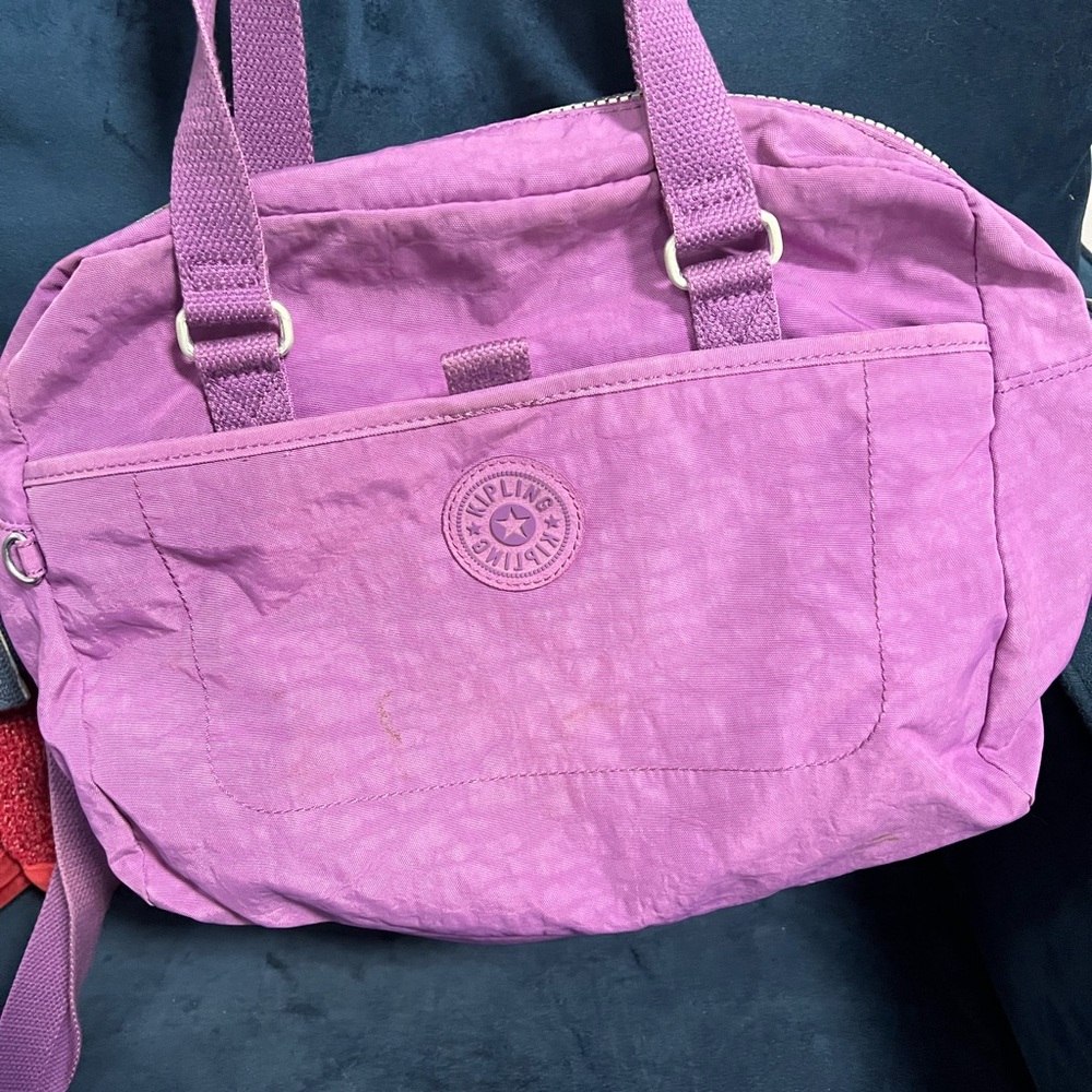Kipling Purple Shoulder Bag